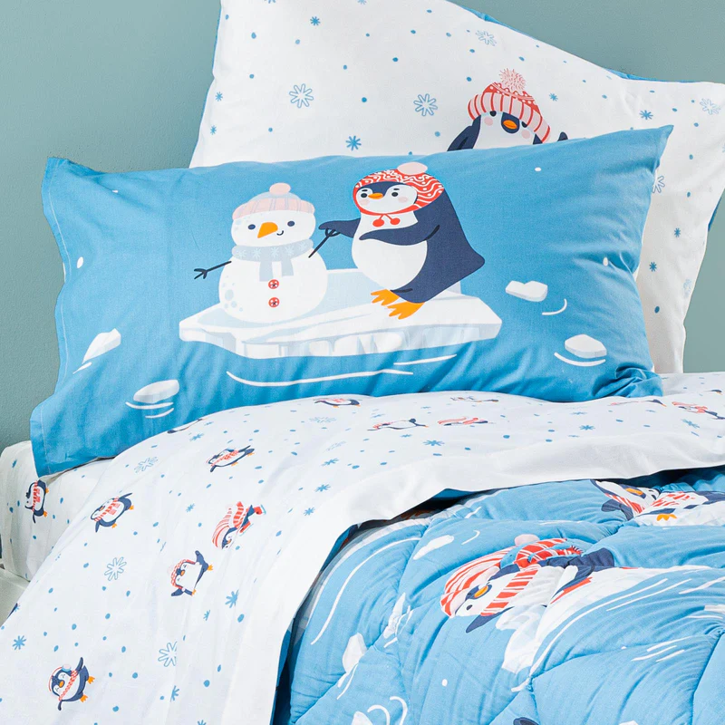 completo-lenzuola-caleffi-kids-pinguini-ragazza-cotone-11483-1010968-2