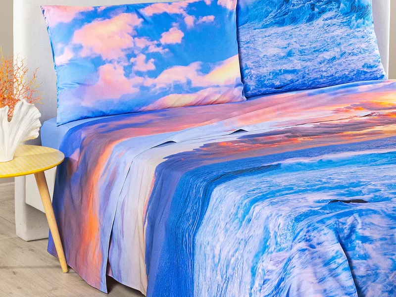 Completo letto fotografico Sunset