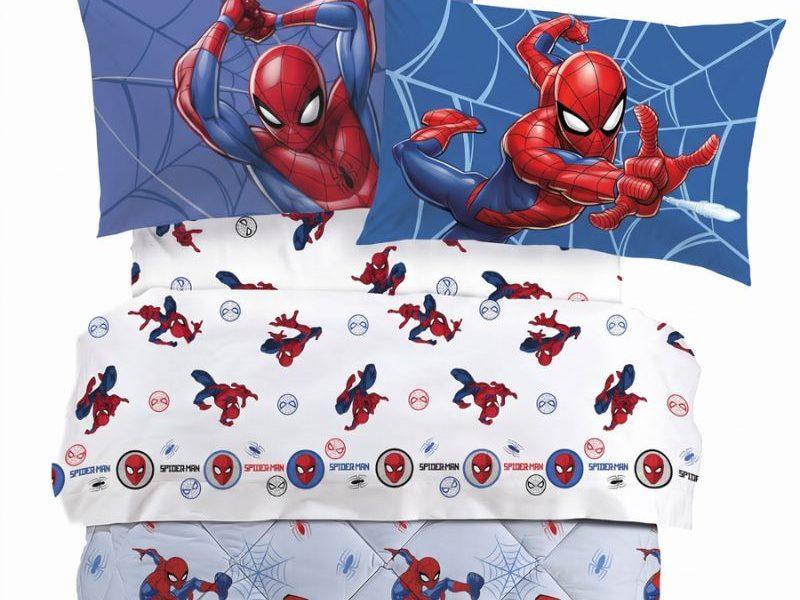 Completo letto Spiderman web